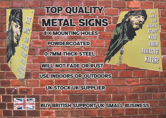 AIR0102 VULCAN METAL SIGN 18"X12"