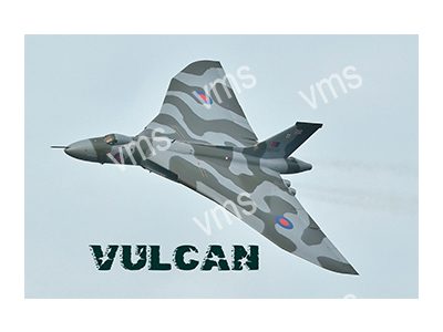 AIR0100 AVRO VULCAN BOMBER VINTAGE METAL SIGN 18"X12"