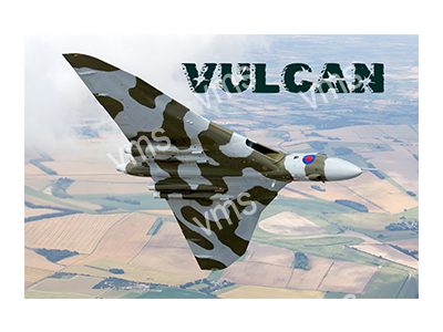 AIR0102 VULCAN METAL SIGN 18"X12"