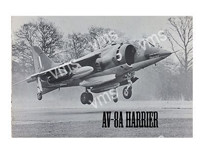 AIR0116 HARRIER JET METAL SIGN 18"X12"