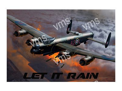 AIR0125 LANCASTER LET IT RAIN METAL SIGN 24"X16"