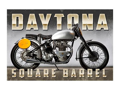 AMB003 - Daytona Motorbike Metal Sign 18"x12"