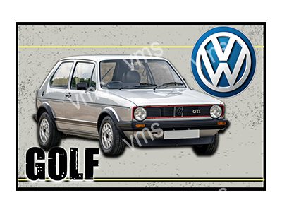 VW0122A GOLF 18"X12"