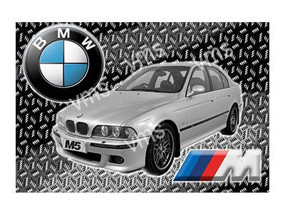 BMW0109 M5 CAR METAL SIGN 18"X12"