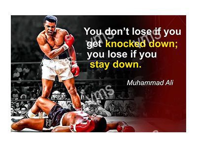 BOX0104 M ALI YOU DONT LOSE 12"X8"