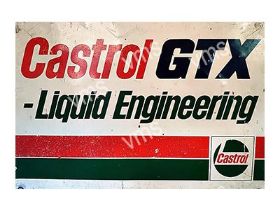 CAST0100 CASTROL GTX 12"X8"