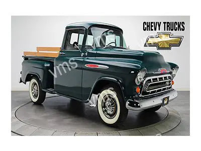 CHEV0102 CHEVY TRUCK 1957 METAL SIGN 12"X8"