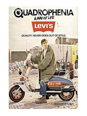 B076 QUADROPHENIA JIMMY METAL SIGN  12"X18"