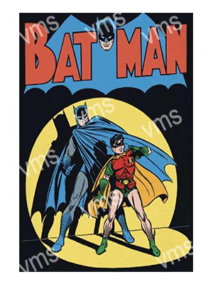 FLM0303 BATMAN METAL SIGN 8"X12"