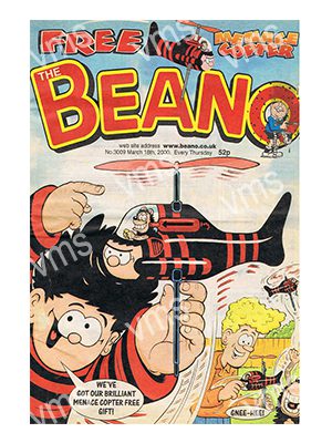 FLM0403 BEANO METAL SIGN 12"X18"