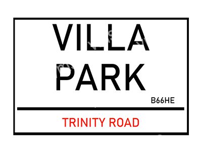 FOOT900 VILLA PARK 12"X8"