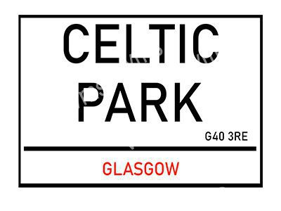 FOOT901 CELTIC PARK 12"X8"