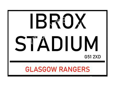 FOOT902 IBROX 12"X8"