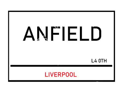 FOOT911 ANFIELD 12"X8"