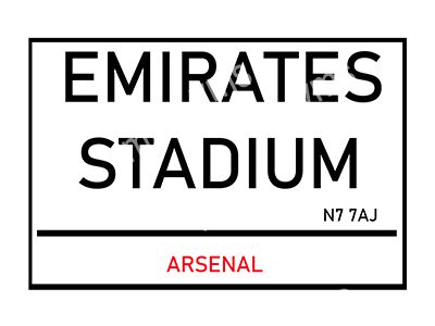 FOOT912 EMIRATES 12"X8"