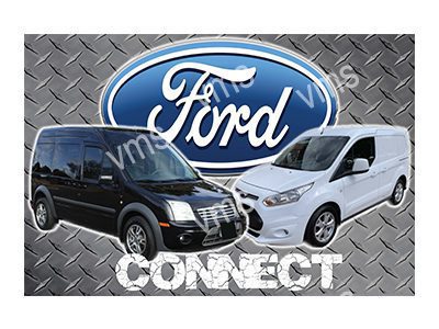 FORD0253 CONNECT VAN VINTAGE METAL SIGN 18"X12"