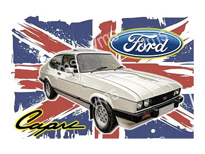 FORD0551B CAPRI METAL SIGN 18"X12"