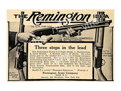 GUN014 REMMINGTON PUMP 12"X8"