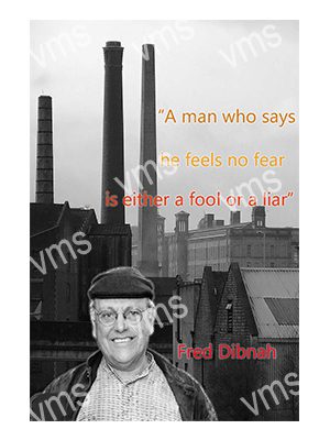 HHU0205 FRED DIBNAH  METAL SIGN 12"X18"