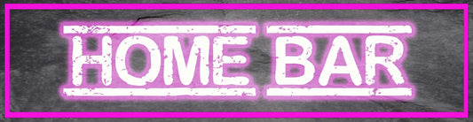 HHU0816 HOME BAR METAL SIGN 4.5"X18"