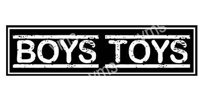 HHU0821B BOYS TOYS METAL SIGN  18"X4.5"