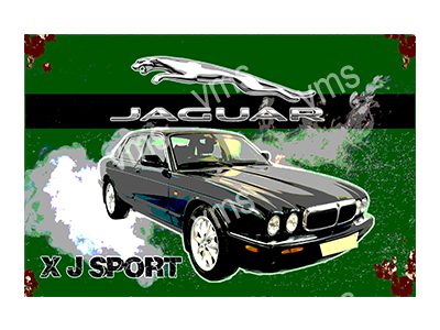 JAG0126 JAGUAR  XJSPORT METAL SIGN 18"X12"