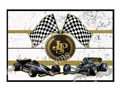 JPS001B JOHN PLAYER SPECIAL LOTUS F1 METAL SIGN 18"X12"