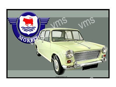 MORR004 MORRIS 1100 METAL SIGN 18"X12"