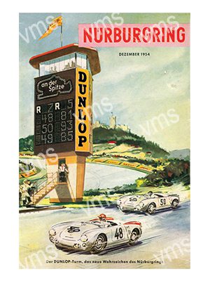 MSR0100 NURBURG RING RACE CIRCUIT METAL SIGN  12"X18"