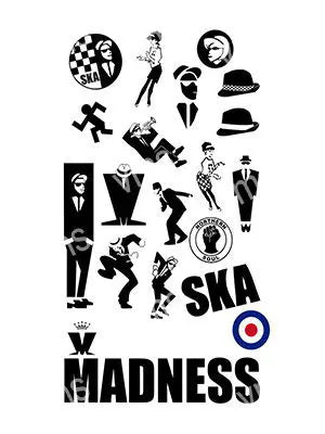 MUSIC0175 MADNESS SKA METAL SIGN  12"X18"