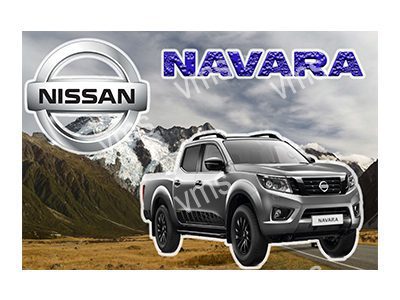 NIS0100 NISSAN NAVARA MK 3 18"X12"