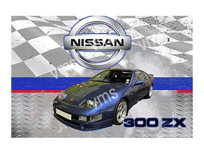 NISS002 300ZX 18"X12"