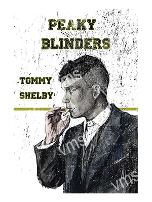 PEAKY011 TOMMY SHELBY PEAKY BLINDERS METAL SIGN 12"X18"