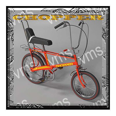 RAL001 RALEIGH CHOPPER RETRO BIKE METAL SIGN 12"X12"