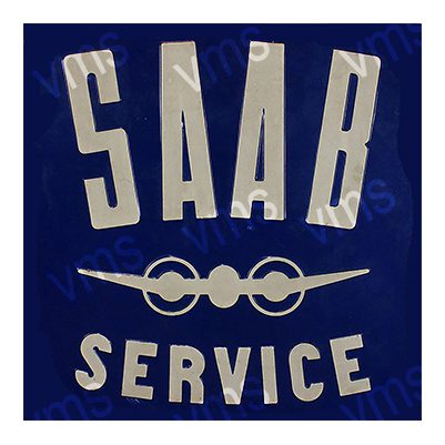 SAAB006 SAAB SERVICE RUSTIC GARAGE METAL SIGN  12"X12"