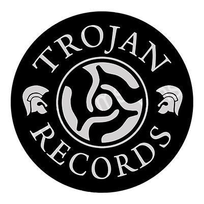 SKA0124 TROJAN RECORDS MUSIC METAL SIGN  14" ROUND