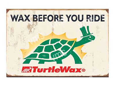 TURTLE001 TURTLE WAX 12"X8"